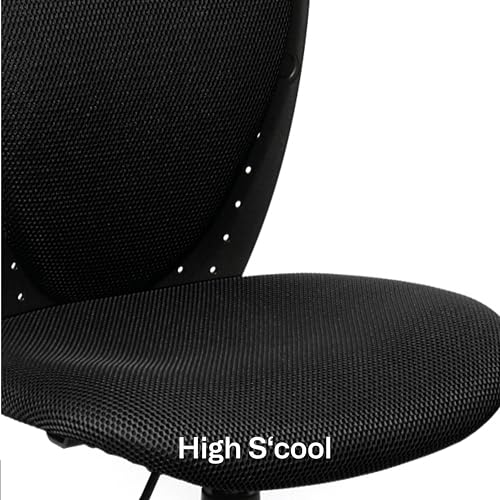 Topstar 70570BB10 High S’cool, Kinder- und Jugenddrehstuhl, Schreibtischstuhl für Kinder, Bezugsstoff pink - 6