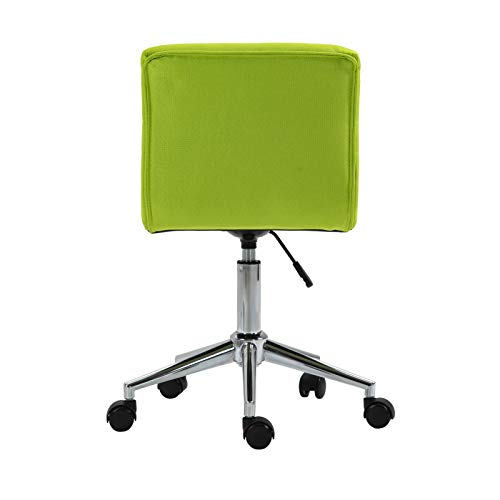 SVITA Linus Schreibtischstuhl Kinder Drehstuhl Stoffbezug Grün - 6