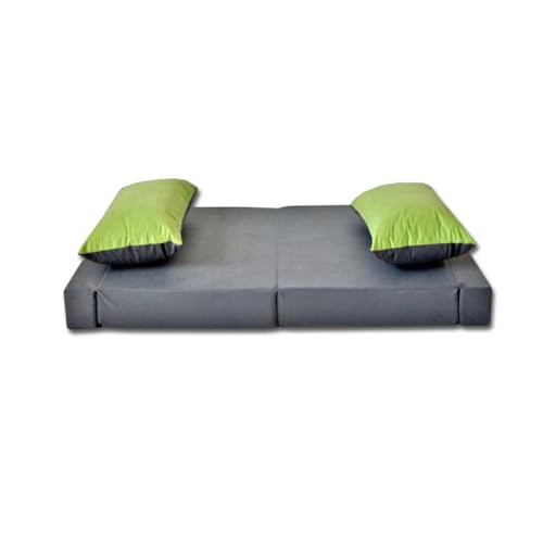 millybo Kindersofa Kindercouch Kindermatratze Minicouch Set + 2 Kissen viele Muster (KKA1) - 6