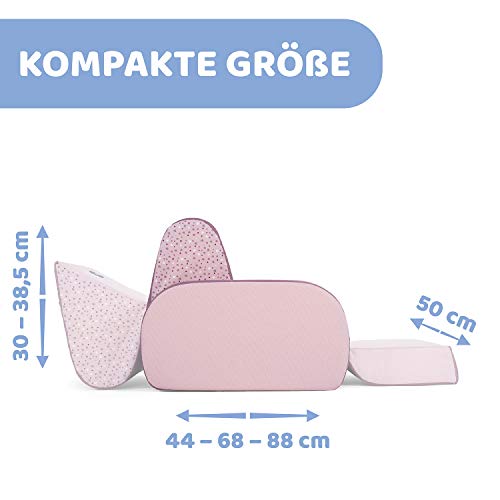 Chicco Twist Kindersessel Umwandelbar in Chaise Longue und Sofa, Kindersessel mit 3 Konfigurationen, Bequem und Leicht, Umwandelbar mit 1 Handgriff - für Kinder ab 12 Monaten - 3