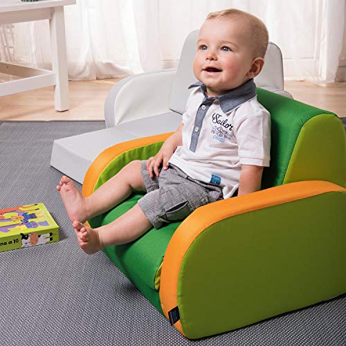 Chicco Twist Kindersessel Umwandelbar in Chaise Longue und Sofa, Kindersessel mit 3 Konfigurationen, Bequem und Leicht, Umwandelbar mit 1 Handgriff - für Kinder ab 12 Monaten - 2