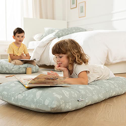 howa 2 in 1 Kindersessel + Kinderliege Bodensessel Lehne 6 Fach verstellbar Seaworld 86022 - 3