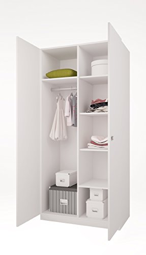 Mitwachsendes Kinderzimmer Komplettset aus Kombibett mit integrierter Wickelkommode, Kleiderschrank und Raumteiler: 0-12 Jahre - 4