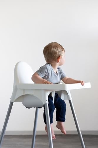 IKEA Antilop Hochstuhl mit Tablett, Weiß - 2