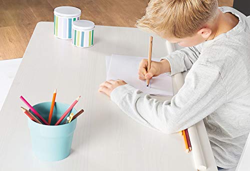 Kinderschreibtisch Schülerschreibtisch Lena von Pinolino, höhenverstellbar, Platte neigbar, weiß - 6