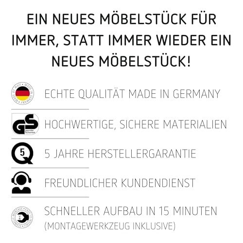 moll Sprinter mit Schublade und Side Top, höhenverstellbarer Kinderschreibtisch für Jungen und Mädchen, Korpus Weiß, Holzwerkstoff, 117,2cm (+40cm) x 70,5cm - 9