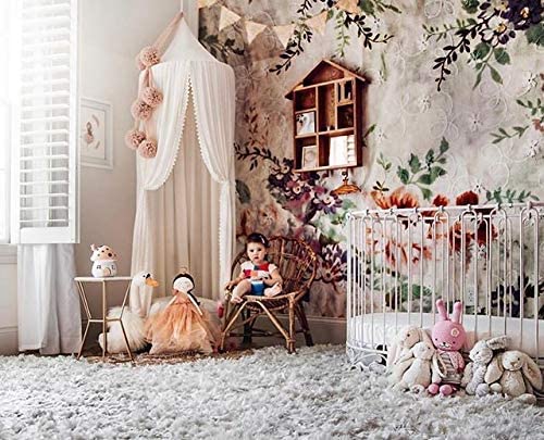 Betthimmel Lace Spitze, Himmel über Kinderbett Baldachin Princess Bed Canopy - 4