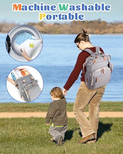 Funsland Krabbelteppich für Baby, Rutschfeste Baby Spielmatte Schadstofffrei 127x127cm - 5